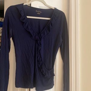 Navy blouse